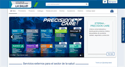 Desktop Screenshot of catalogodelasalud.com
