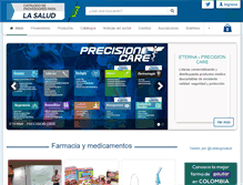 Tablet Screenshot of catalogodelasalud.com